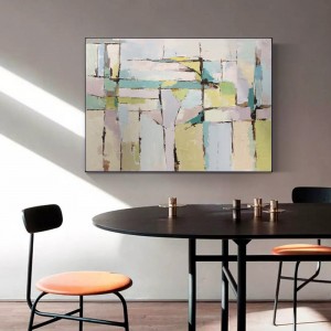 Groothandel handgemaakte moderne abstracte canvas kunst werk olieverfschilderij woondecoratie