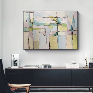 Groothandel handgemaakte moderne abstracte canvas kunst werk olieverfschilderij woondecoratie