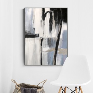 Nieuwe Product Woonkamer Wanddecoratie Abstracte Kunststof Canvas Pure handgeschilderd olieverfschilderij