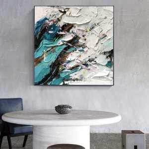 100% handgeschilderde grote canvas hotel restaurant decoratieve kunst aan de muur abstracte canvas schilderijen voor woonkamer muur