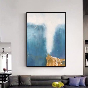 Handgeschilderde grote abstracte olieverfschilderij canvas eigentijdse muur kunst schilderij voor live kamer