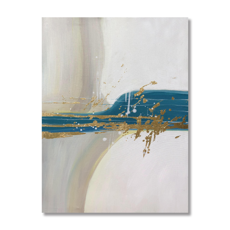 Handgeschilderde home decor abstracte canvas hedendaagse olie voor live room muur foto