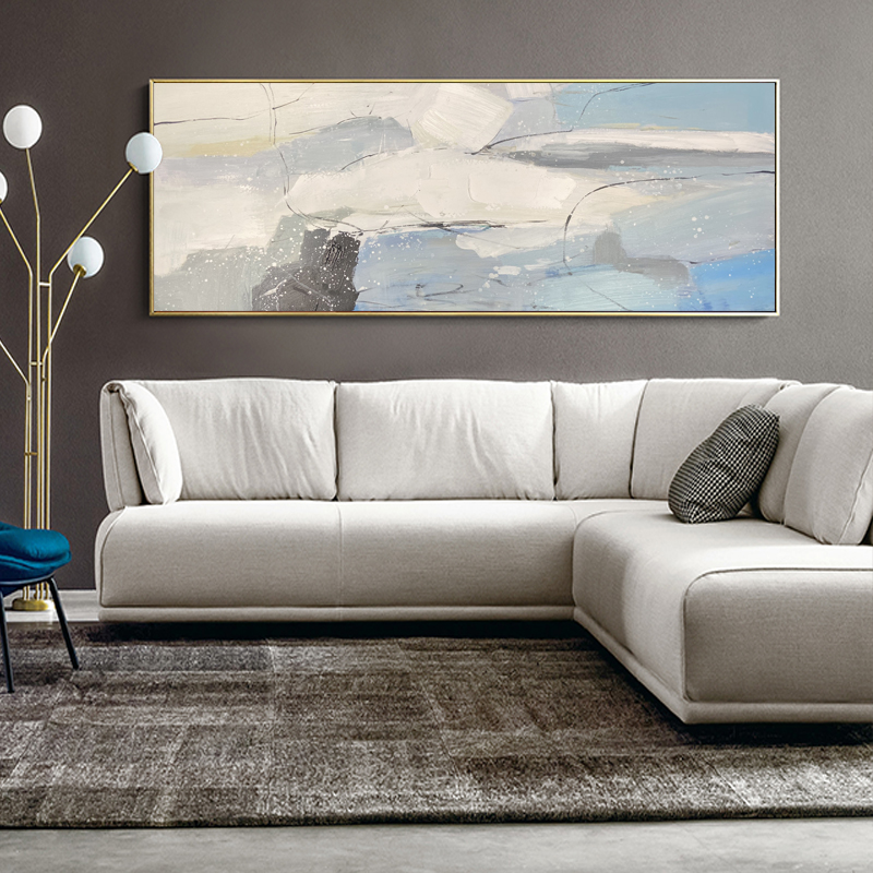 Nieuwe Collectie Pure Handgemaakte Schilderij Abstracte Hedendaagse Canvas Wall Art Woonkamer Office Decoratieve olieverfschilderij