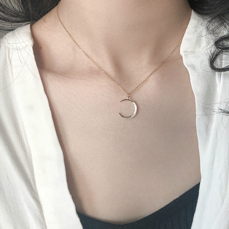 Crescent Tand Necklace
