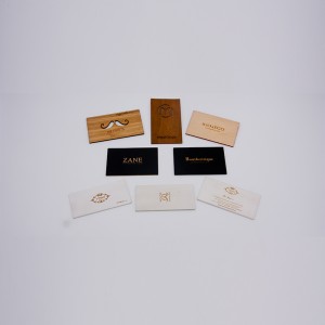 Houten visitekaartje