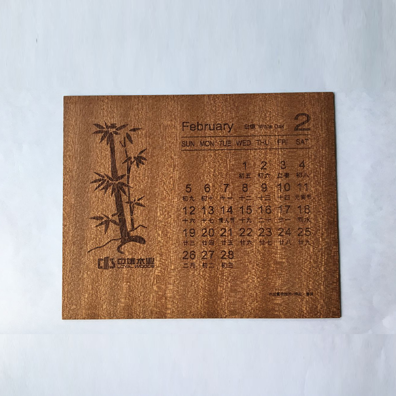 Houten kalender