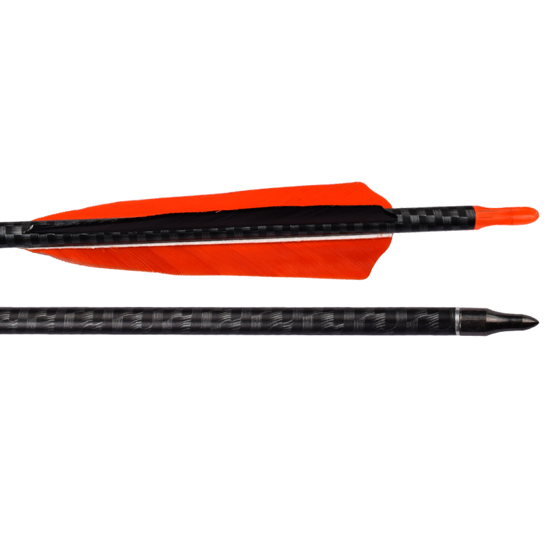 Elong Outdoor 110245 ID6.2mm SP500 3K Carbon pijl met veer boogschieten met behulp van