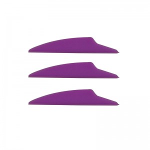 Nika boogschieten 170019 2.5 inch dolfijn TPU vaan voor boogschieten allerlei pijl schieten