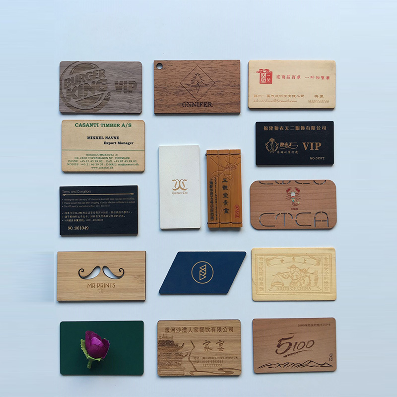 Houten smartcard