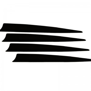 NIKA BOCKERY 170017 5 inch Shield TPU-vaan voor boogschieten allerlei pijl schieten