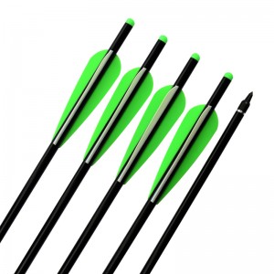 Elong Outdoor 114225 20 inch aluminium kruisboogbouten TPU-vinnen boogschieten jachtuitrusting