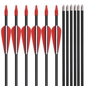 Elong Outdoor 110130 ID5mm 30 inch glasvezelas pijl boogschieten buiten schieten