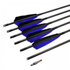 ELONG OUTDOOR 114454 ID6.2mm SP500 30 inch koolstofvezel arrow Turkije veer boogschieten schieten