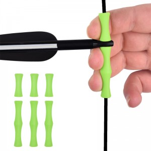 Elong Outdoor 42FT09 Finger Guard Bow String Rubber Guard Boogschieten Schieten met behulp van vingerbescherming