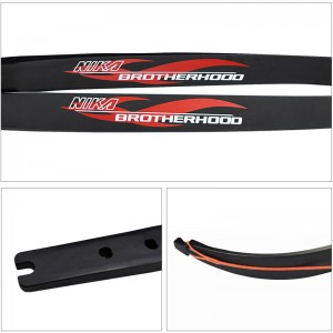 NIKA BOCKERY 270001 25H @ 68 inches Bortherhood ILF Recurve Ledemaat voor CS Boogschieten Tag Game Outdoor Sports