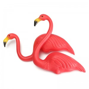 Roze flamingo plastic yard tuin gazon kunst ornamenten retro speelgoed decor