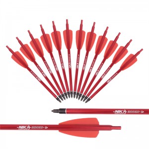 Nika boogschieten 113173-02 7.5 inch aluminium kruisboogbout voor Cobra Adder/R9/RX kruisboogjacht