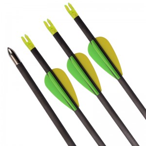 Elong Outdoor 112164 ID4.2mm Carbon arrow 30 inch SP600 Boogschieten Recurve boog Doelopname