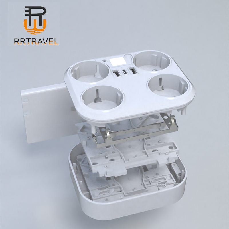 Nieuwe producten Duitse standaard muurstekker, inductienachtlampje met lade-functie, wandgemonteerde Duitse standaard plug