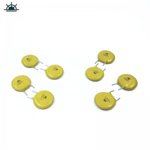 China Electronics-componenten, geel MOV Weerstand14mm 14D471 470V ZOV Onderdomvaristor Mov 5mm