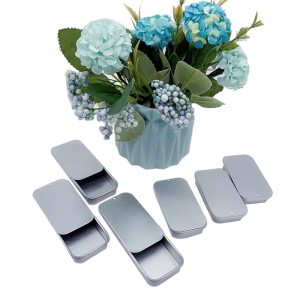 Rechthoekige tindoos (60 mm * 30mm * 11mm) schuifdoos