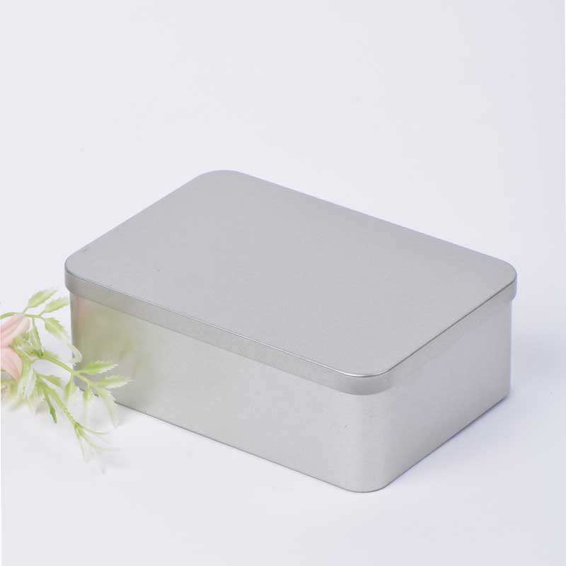 Rechthoekig Frosted Blik Saffron Gift Metal Box 159 * 110 * 53mm