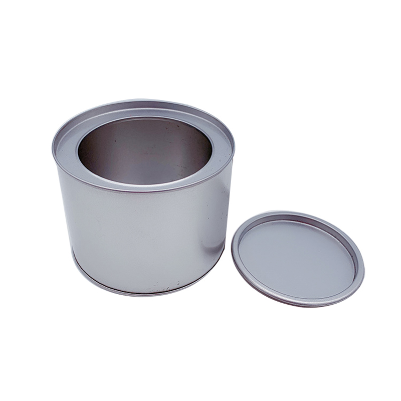 Factory Custom Round Environmental Protection Tin Box Food Grade Tin Can met Plug Lid (100mm * 75mm)