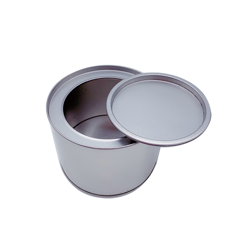 Factory Custom Round Environmental Protection Tin Box Food Grade Tin Can met Plug Lid (100mm * 75mm)