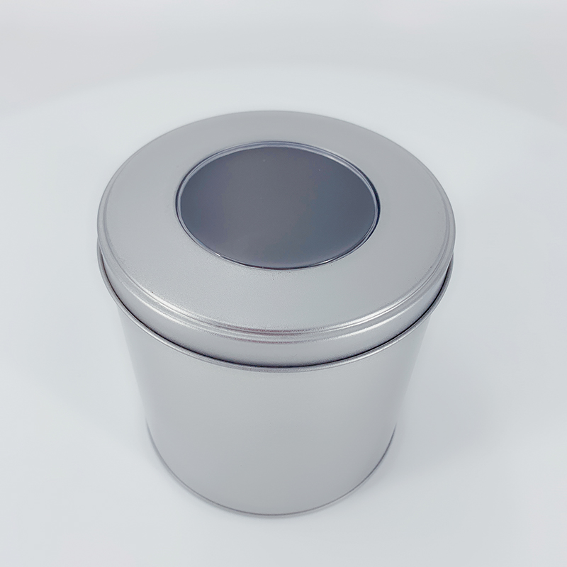 Fabriek Groothandel Ronde Tin Can Tin Box CD Case Sugar Jar Geschenkdoos Ondersteuning Merk op (120mm * 120mm)