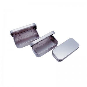 Frosted Small Metal Box Gift Blindbox met deksel 80 * 38 * 20mm