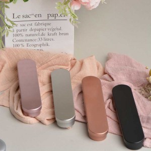 Metalen doos met scharnierende deksel Frosted Gift Tin Box 175 * 38 * 20mm