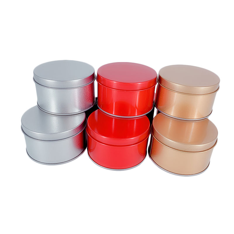 Food Grade Candy Metal Cansins Blik Round Tin Box 75 * 40mm