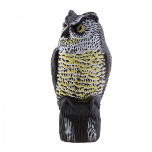 36cm Plastic Tuin Ornament Owl Yard Scarer Realistische Cooy Tuin Decor