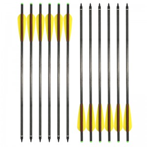 Elong Outdoor 117805 18 inch carbon bouten OD 8,8mm boogschieten kruisboog jacht sporten met behulp van bouten