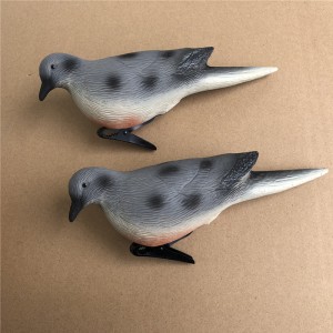 3D-simulatie Turtledove Plastic Dove Jacht Vogels Outdoor Hunting Deco Luchtje Tuin Decoratie Ornamenten