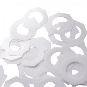 Witte PET Mylar Sheet 0.125mm Vlamvertragende isolatieblad Motor Elektrische apparatuur die Mylar Sheet vormt