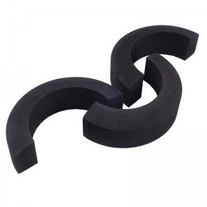 Schokabsorberende EVA heteroseksuele materiaal vlamvertragend zwart Dongguan-schuim Eva heteroseksueel materiaal gieten