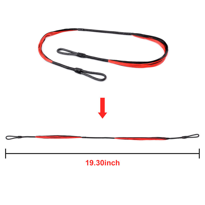 Elong Outdoor 280046-02 19.3inch 20 Strands kruisboogstring voor Cobra System Adder/R9