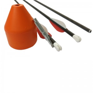 Elong Outdoor 157943 Foam Arrow Head CS Game Lijm-in Boogschieten Spons Pijlpunt Schuim Tips voor Boogschieten Schietpraktijk