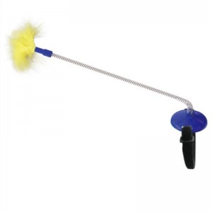 Factory Direct Supply of Pet Supplies, Cat Self-Healing Toy Cat Collar Neck Toy Spring Foot With Tap to Please Cat Stick