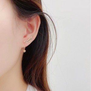 Tuochen-sieraden Custom 18K Rose/yellow Gold Fashion Earring Hoops Set voor Gift