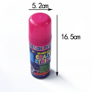 250 ml Kleurrijke Crazy String voor Party/Wedding/Festival Celebration