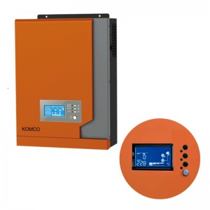 Inverex Km 2.2KW Solar Inverter met MPPT Solar Charge Controller Pure Sine Wave Geschikt voor alle soorten thuis- en kantoorapparatuur