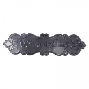 Metalen gouden geanodiseerde aangepaste aluminium parfumsticker