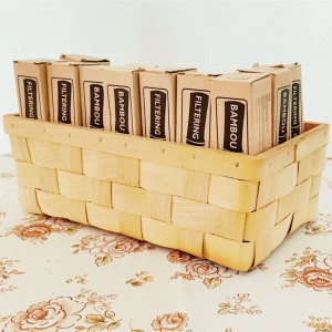 Simpele producten verkocht hout chip verpakking mand