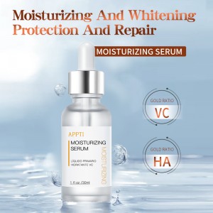 Groothandel vrouwelijke hyaluronzuur serum whitening en hydraterende huidverzorging vitamine C serum