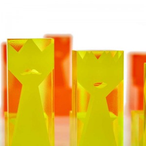 Heet verkoop kinderen en volwassenen acryl schaakspel