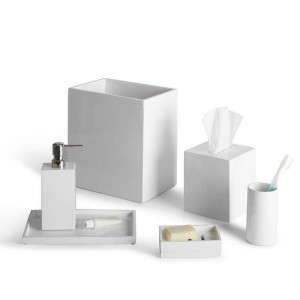 Simple Design Resin Lacquare Badkamer Accessoires Set