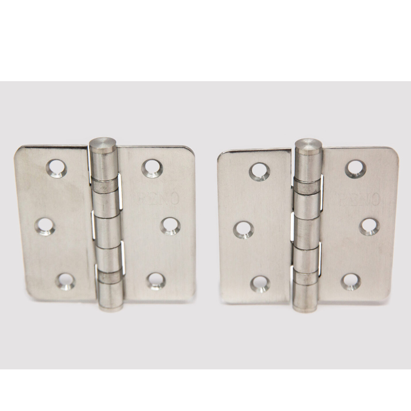 HN004 (2 pack) 3,5 inch x3,5 inch scharnieren afgerond 1/4 inch Raidus standaard residentiële slaapkamer deur scharnier