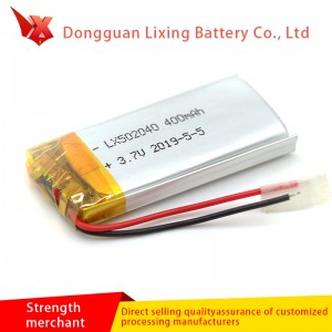 Grote toevoer van lithiumbatterij 502040 3.7V Adult supplies batterij Walkman Backup Power 400mAh